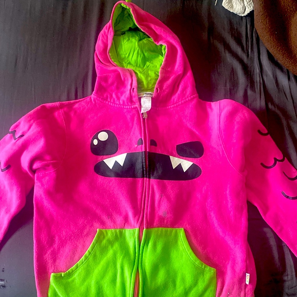 SoSoHappy zip up dinosaur hoodie 🩷